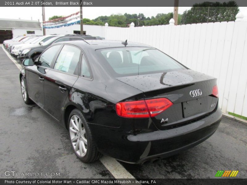 Brilliant Black / Black 2011 Audi A4 2.0T Sedan