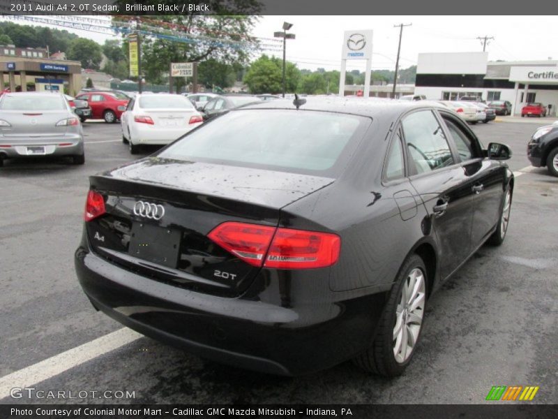 Brilliant Black / Black 2011 Audi A4 2.0T Sedan