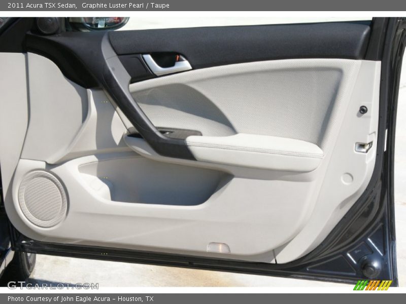 Graphite Luster Pearl / Taupe 2011 Acura TSX Sedan