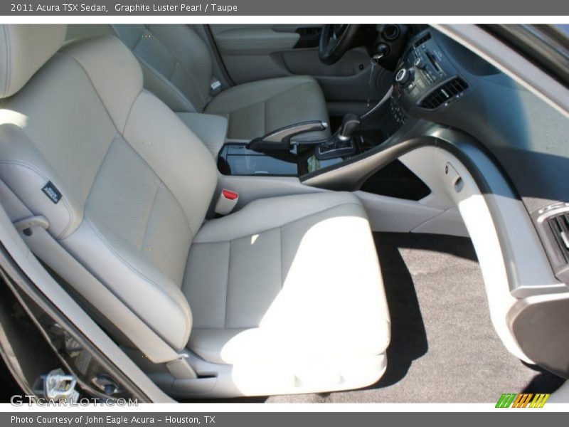Graphite Luster Pearl / Taupe 2011 Acura TSX Sedan