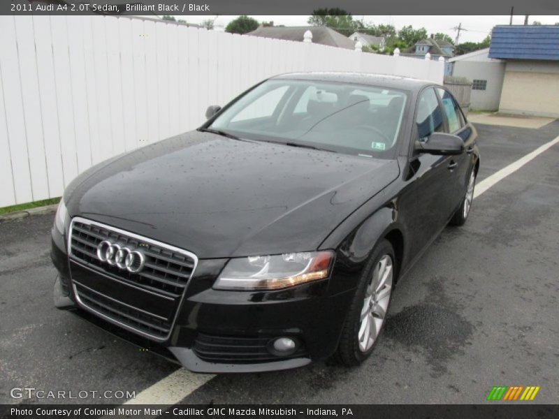 Brilliant Black / Black 2011 Audi A4 2.0T Sedan