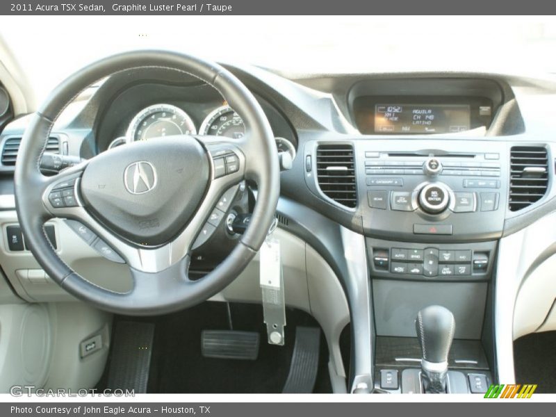 Graphite Luster Pearl / Taupe 2011 Acura TSX Sedan