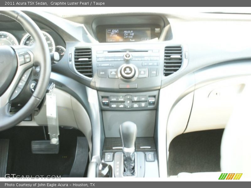 Graphite Luster Pearl / Taupe 2011 Acura TSX Sedan