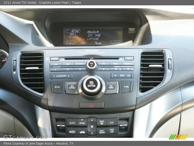 Graphite Luster Pearl / Taupe 2011 Acura TSX Sedan