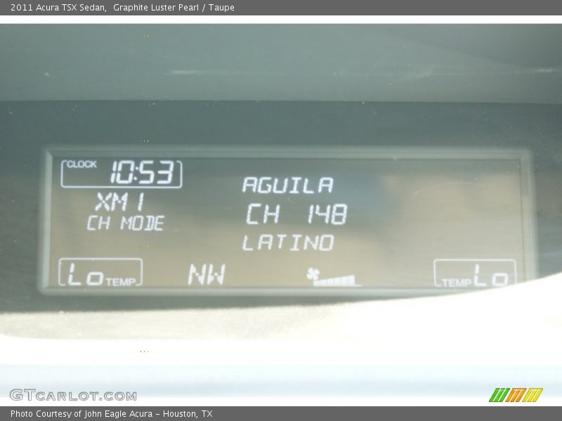 Graphite Luster Pearl / Taupe 2011 Acura TSX Sedan