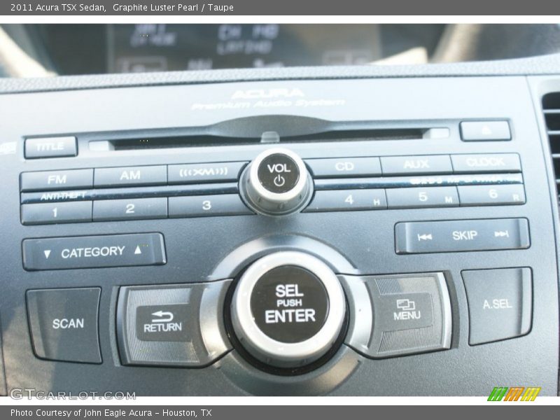 Graphite Luster Pearl / Taupe 2011 Acura TSX Sedan