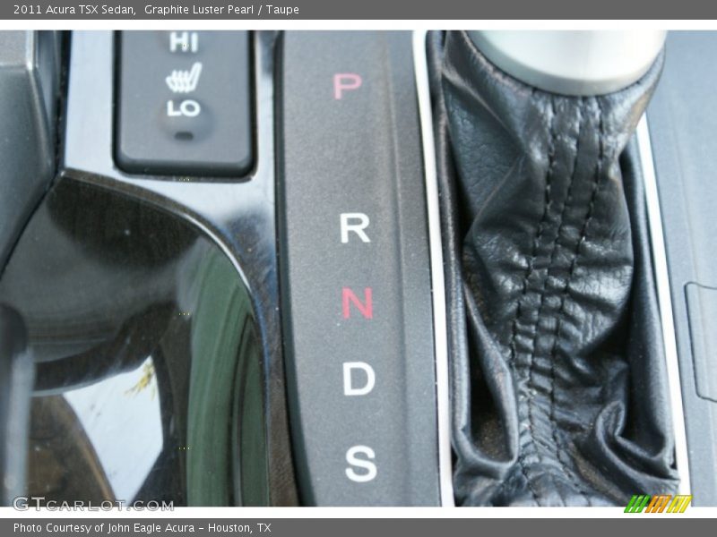 Graphite Luster Pearl / Taupe 2011 Acura TSX Sedan