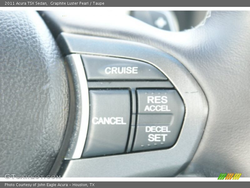 Graphite Luster Pearl / Taupe 2011 Acura TSX Sedan