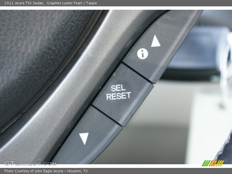 Graphite Luster Pearl / Taupe 2011 Acura TSX Sedan