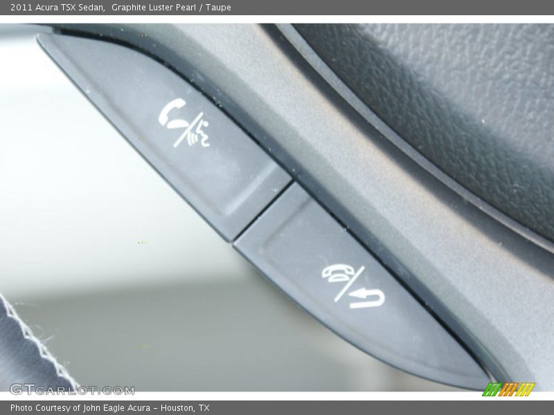 Graphite Luster Pearl / Taupe 2011 Acura TSX Sedan