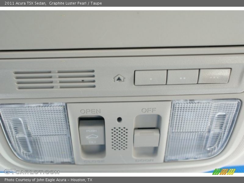 Graphite Luster Pearl / Taupe 2011 Acura TSX Sedan