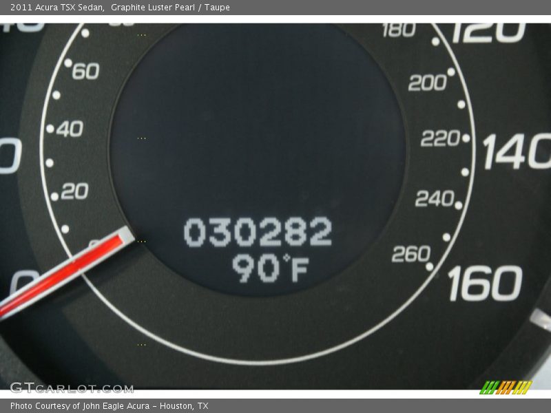 Graphite Luster Pearl / Taupe 2011 Acura TSX Sedan