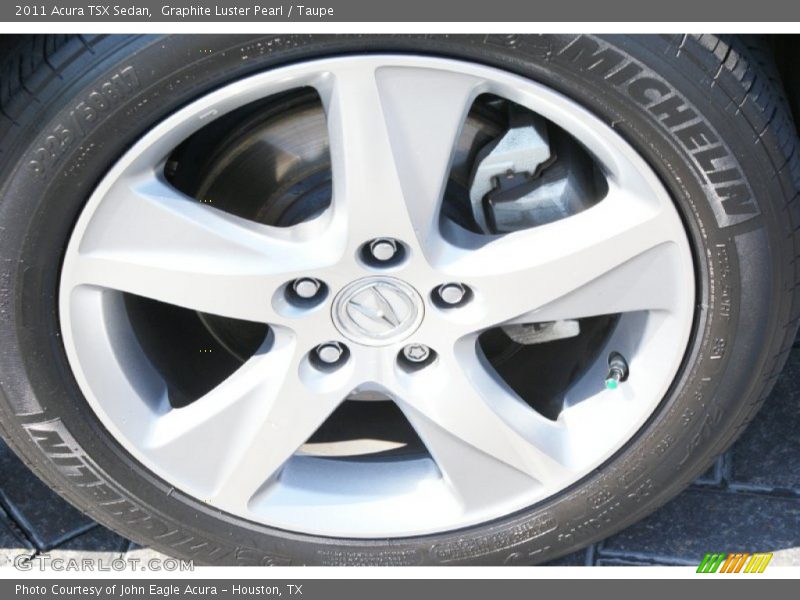 Graphite Luster Pearl / Taupe 2011 Acura TSX Sedan