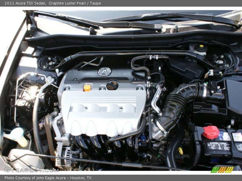 Graphite Luster Pearl / Taupe 2011 Acura TSX Sedan