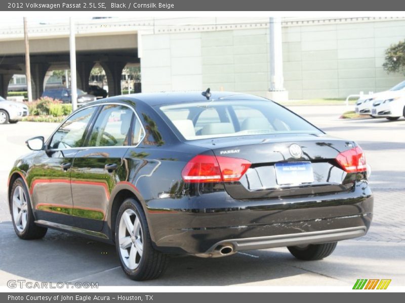 Black / Cornsilk Beige 2012 Volkswagen Passat 2.5L SE