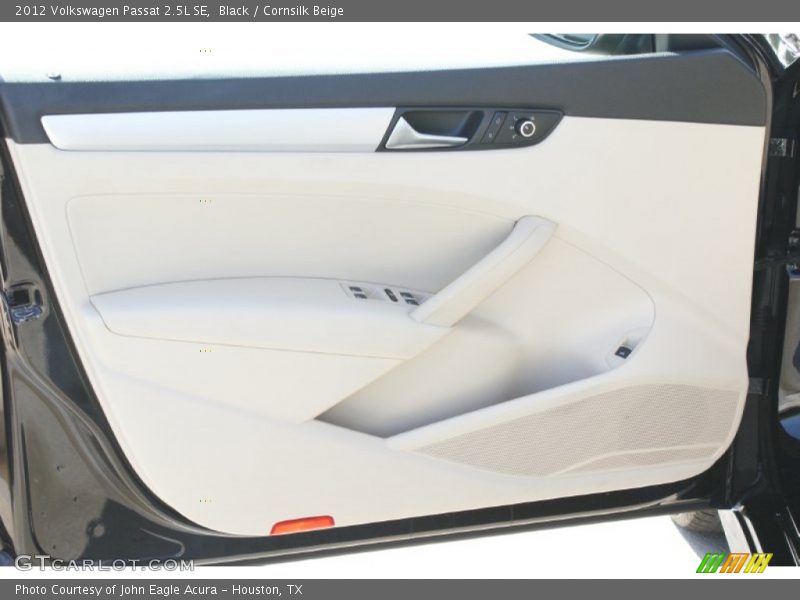 Black / Cornsilk Beige 2012 Volkswagen Passat 2.5L SE