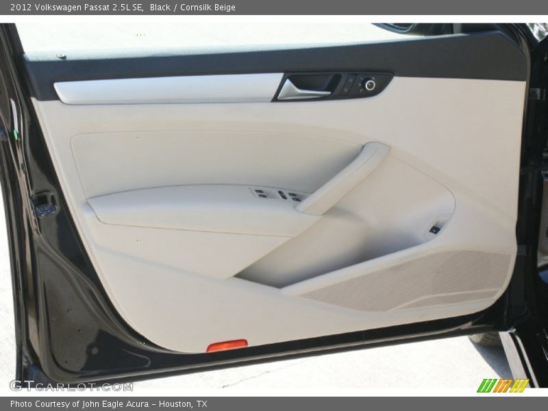 Black / Cornsilk Beige 2012 Volkswagen Passat 2.5L SE