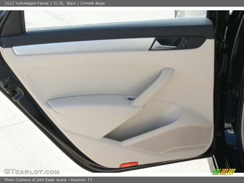 Black / Cornsilk Beige 2012 Volkswagen Passat 2.5L SE