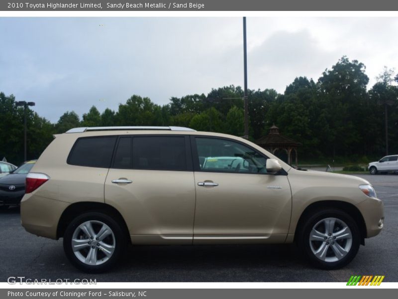 Sandy Beach Metallic / Sand Beige 2010 Toyota Highlander Limited
