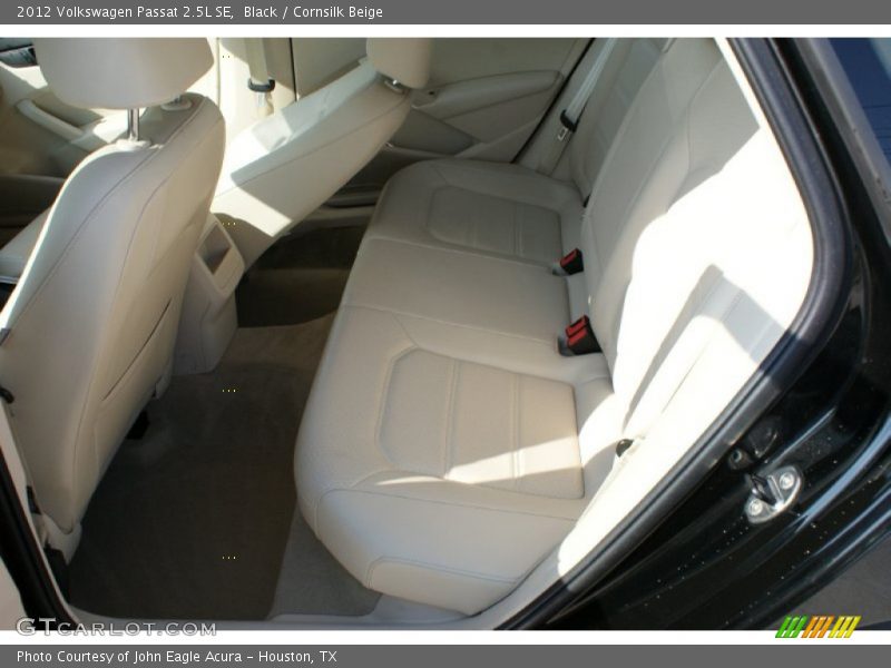 Black / Cornsilk Beige 2012 Volkswagen Passat 2.5L SE