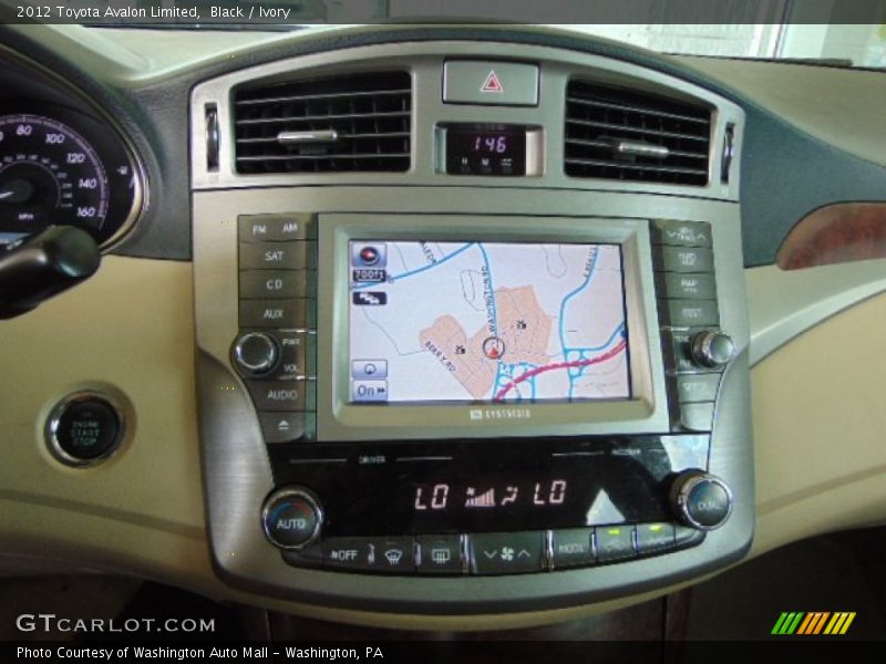 Black / Ivory 2012 Toyota Avalon Limited