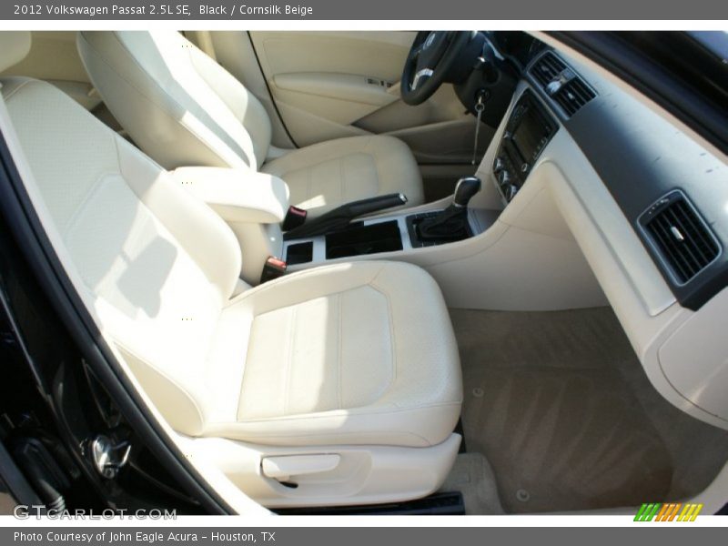 Black / Cornsilk Beige 2012 Volkswagen Passat 2.5L SE