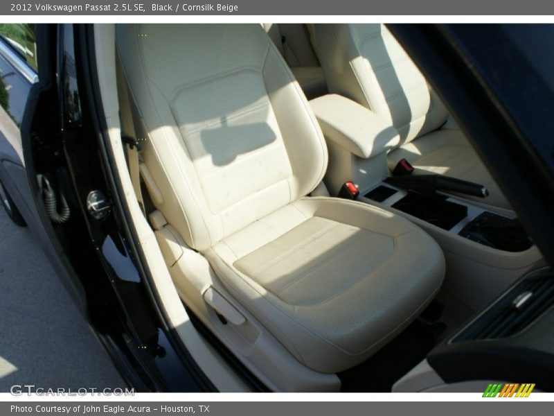 Black / Cornsilk Beige 2012 Volkswagen Passat 2.5L SE