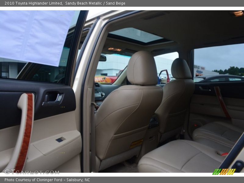 Sandy Beach Metallic / Sand Beige 2010 Toyota Highlander Limited