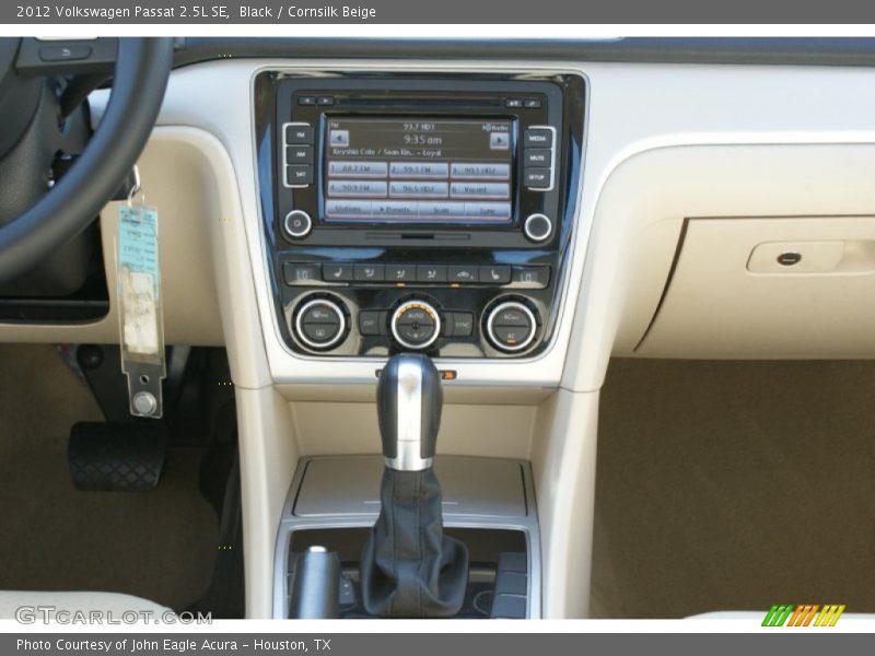 Black / Cornsilk Beige 2012 Volkswagen Passat 2.5L SE