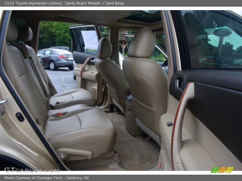 Sandy Beach Metallic / Sand Beige 2010 Toyota Highlander Limited