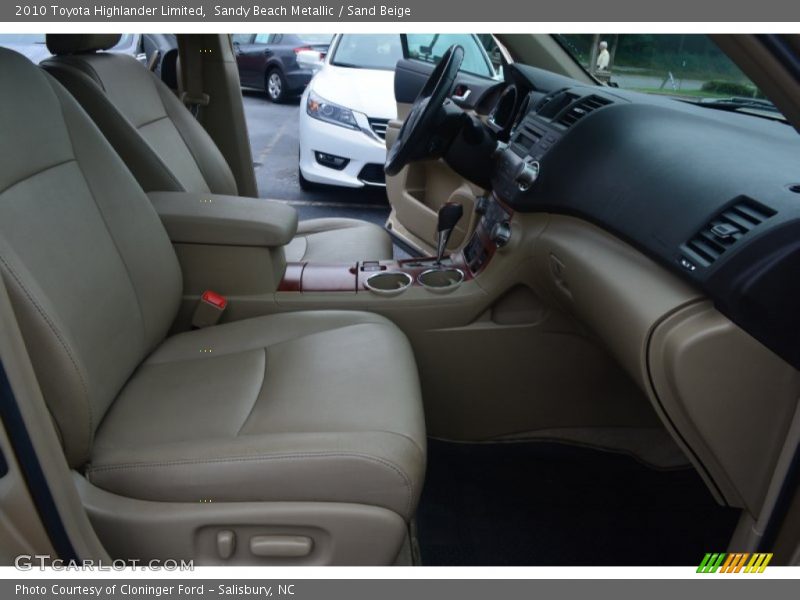Sandy Beach Metallic / Sand Beige 2010 Toyota Highlander Limited