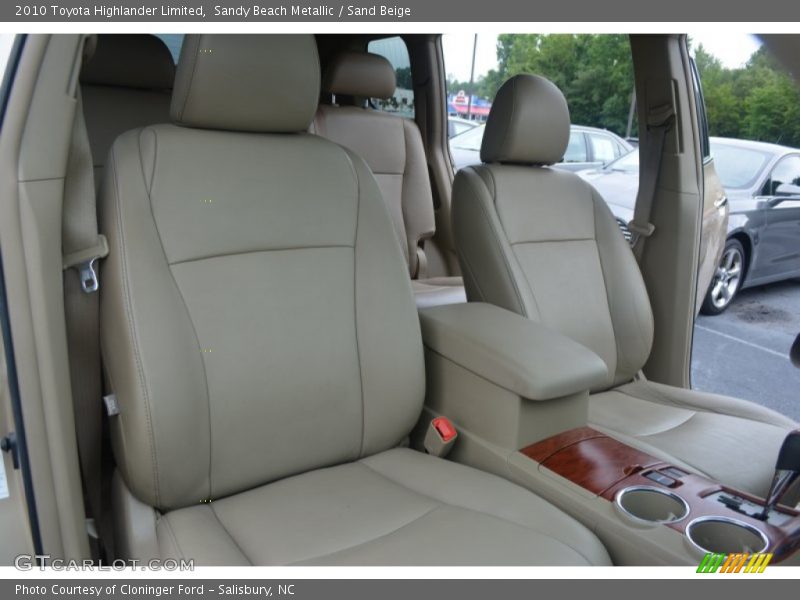 Sandy Beach Metallic / Sand Beige 2010 Toyota Highlander Limited