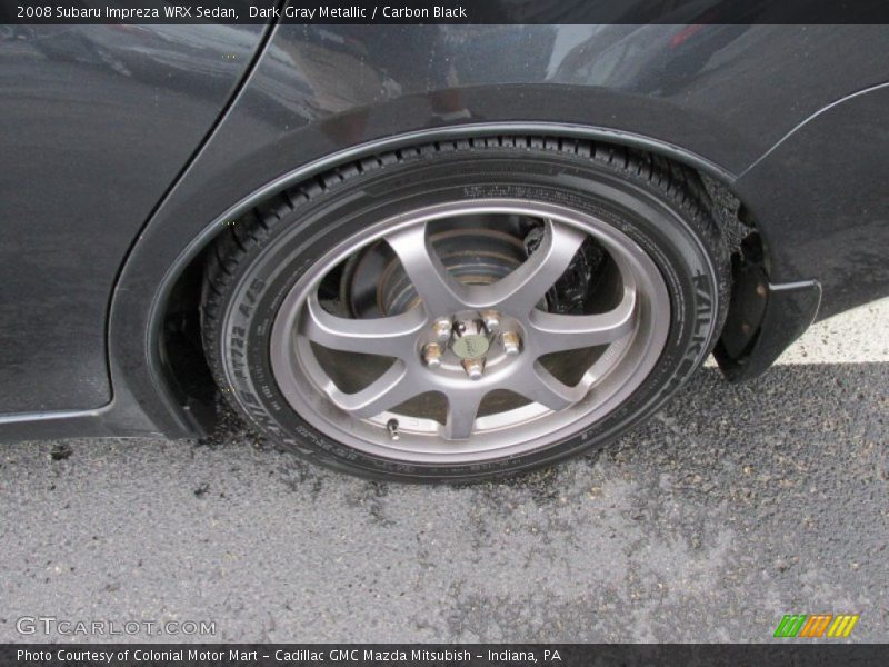 Dark Gray Metallic / Carbon Black 2008 Subaru Impreza WRX Sedan