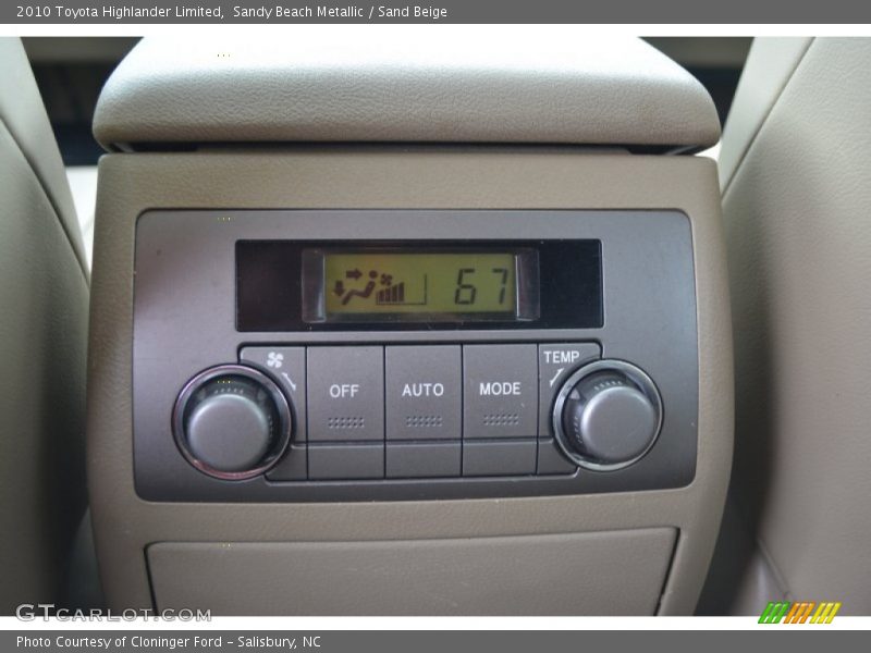 Sandy Beach Metallic / Sand Beige 2010 Toyota Highlander Limited