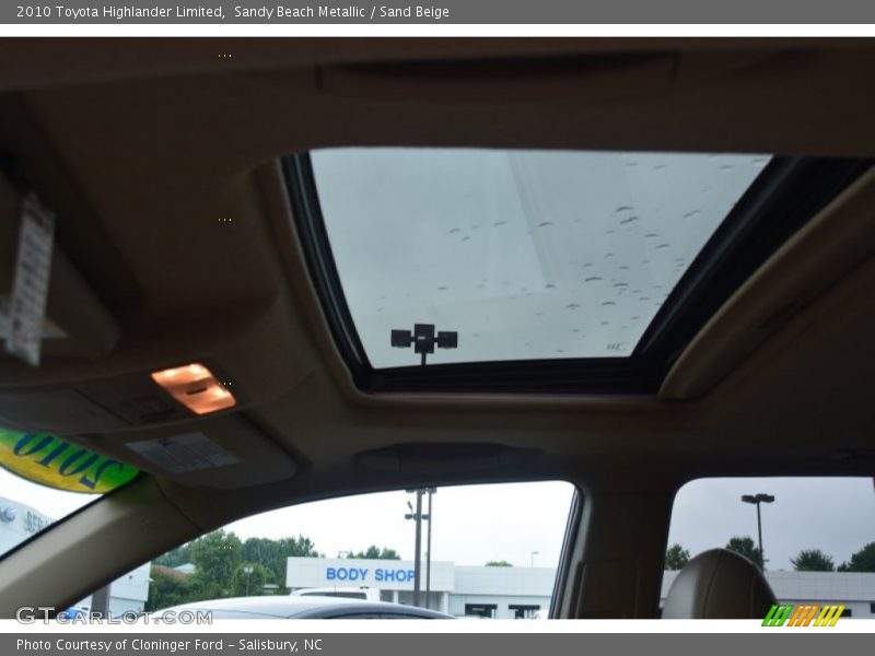 Sandy Beach Metallic / Sand Beige 2010 Toyota Highlander Limited