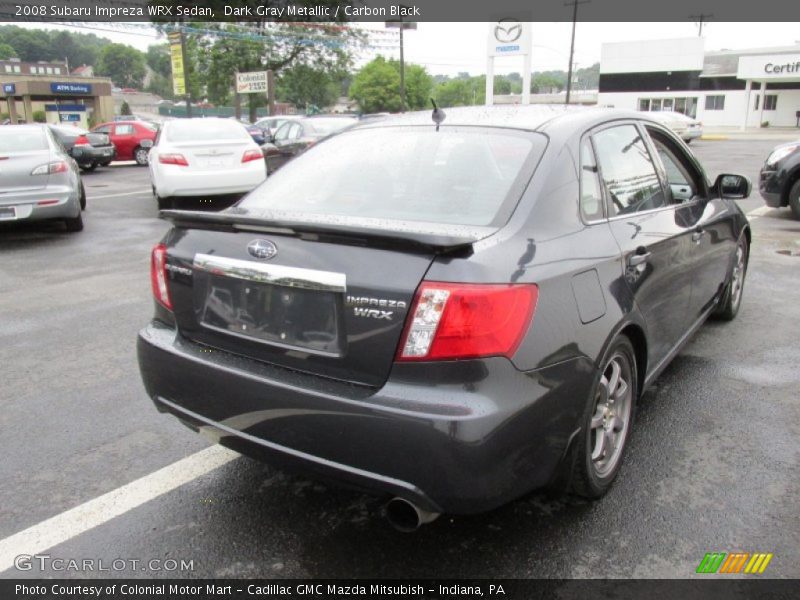 Dark Gray Metallic / Carbon Black 2008 Subaru Impreza WRX Sedan