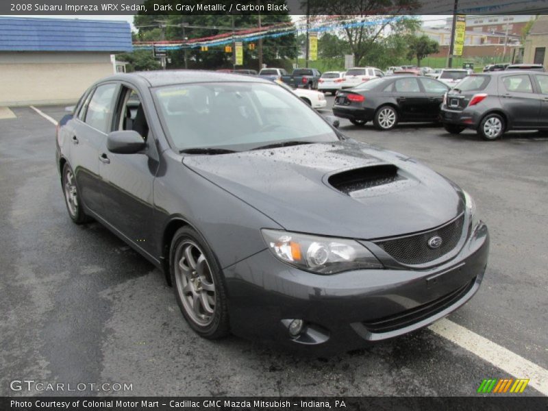 Dark Gray Metallic / Carbon Black 2008 Subaru Impreza WRX Sedan