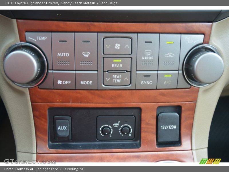 Sandy Beach Metallic / Sand Beige 2010 Toyota Highlander Limited