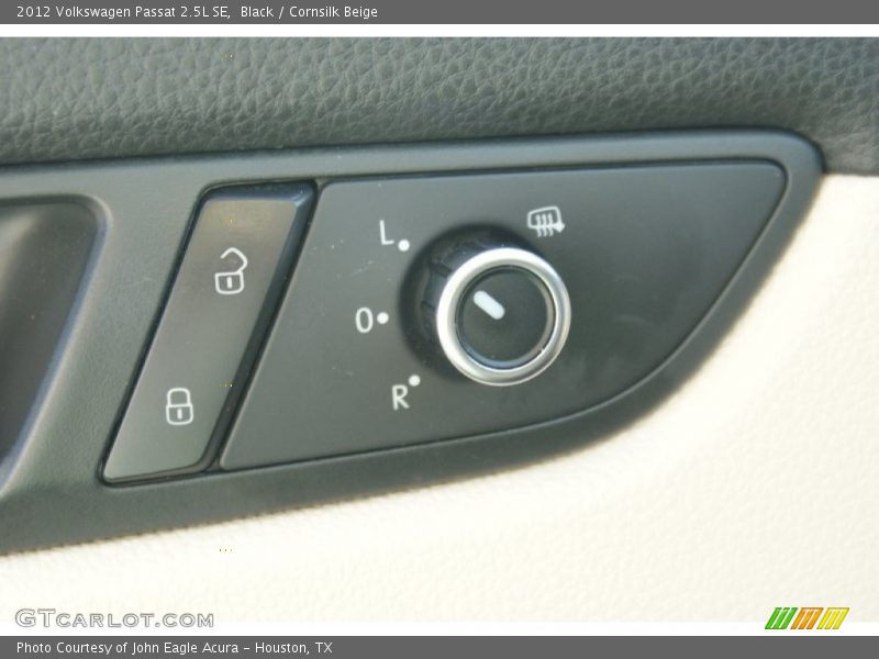 Black / Cornsilk Beige 2012 Volkswagen Passat 2.5L SE