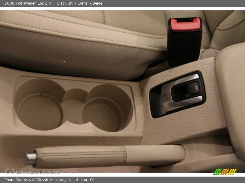 Black Uni / Cornsilk Beige 2008 Volkswagen Eos 2.0T