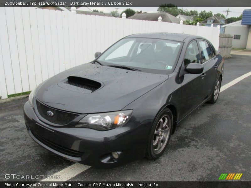 Dark Gray Metallic / Carbon Black 2008 Subaru Impreza WRX Sedan