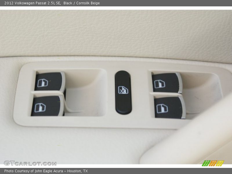 Black / Cornsilk Beige 2012 Volkswagen Passat 2.5L SE