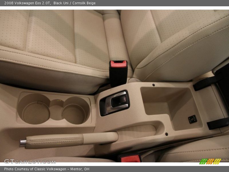 Black Uni / Cornsilk Beige 2008 Volkswagen Eos 2.0T