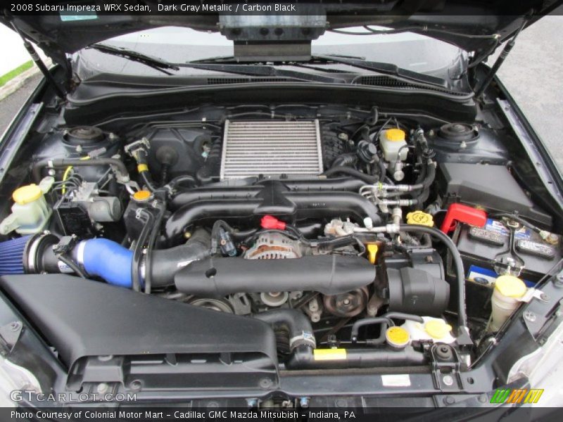 Dark Gray Metallic / Carbon Black 2008 Subaru Impreza WRX Sedan