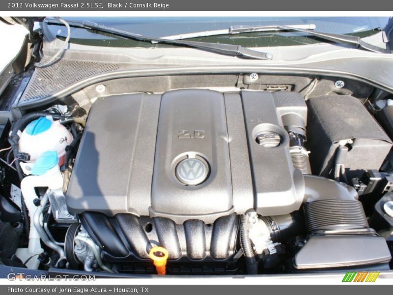 Black / Cornsilk Beige 2012 Volkswagen Passat 2.5L SE