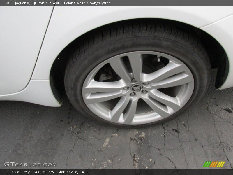 Polaris White / Ivory/Oyster 2013 Jaguar XJ XJL Portfolio AWD