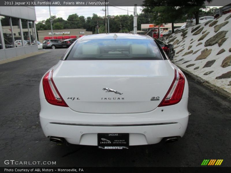 Polaris White / Ivory/Oyster 2013 Jaguar XJ XJL Portfolio AWD