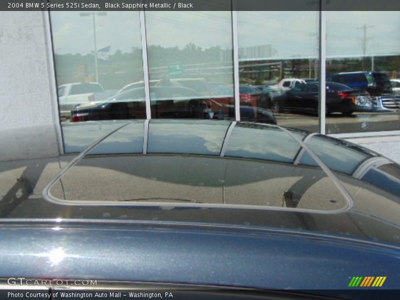 Black Sapphire Metallic / Black 2004 BMW 5 Series 525i Sedan