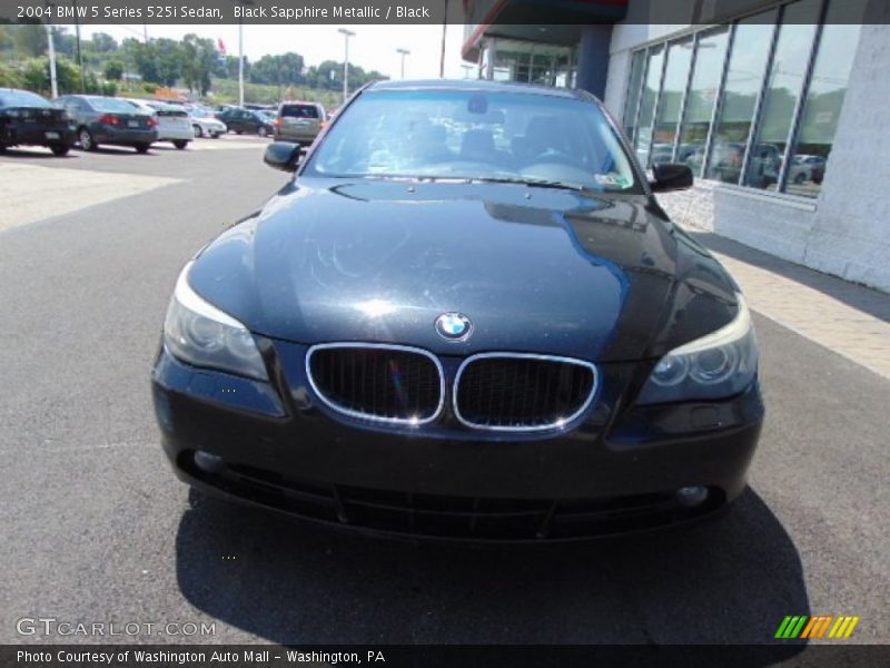 Black Sapphire Metallic / Black 2004 BMW 5 Series 525i Sedan