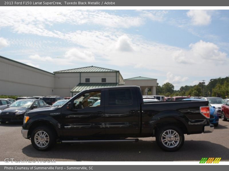 Tuxedo Black Metallic / Adobe 2013 Ford F150 Lariat SuperCrew